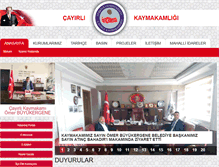 Tablet Screenshot of cayirli.gov.tr